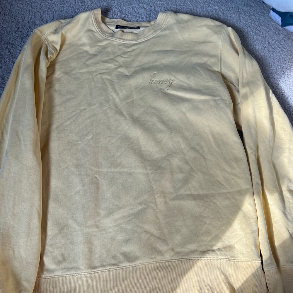 brandy Melville honey crewneck
